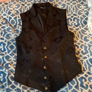 Mens/Unisex Black Vest